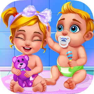 Free Baby Twins Caring Day Games Online