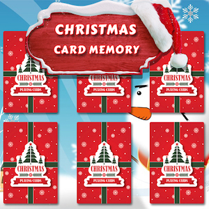 Play Free Christmas Card Memory Game Online