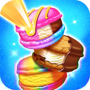 Play Free Cuisson des sandwichs à la crème glacée au macaron Game Online