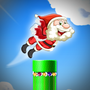Play Free Flying Santa Game Online