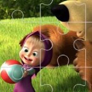 Free Game Mascha und das Bärenpuzzle