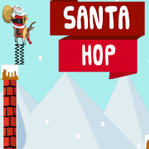 Play Free Santa Hop Game Online